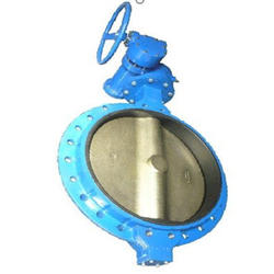 Затвор поворотный межфланцевый ABRA-BUV-VF826D1200G Ду1200 Ру16 с редуктором