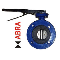 Затвор поворотный фланцевый ABRA-BUV-FL226D150H Ду150 Ру10/16 с рукояткой